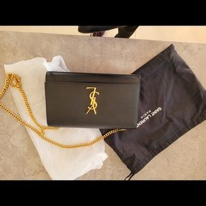 YSL gold toggle bag